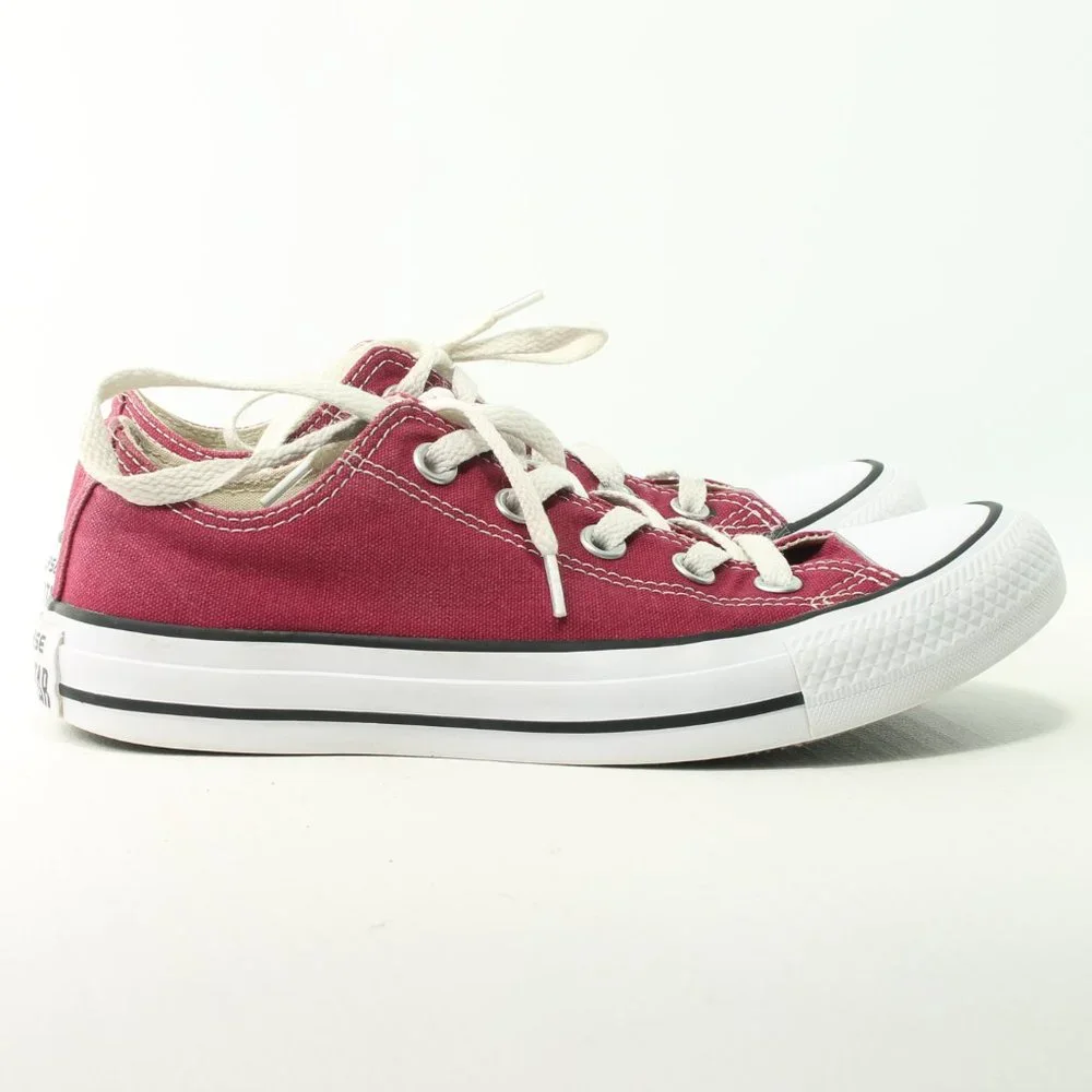 Converse  All Stars Burgundy Skater Size Women's 6 or Men's 4 - Picture 10 of 16